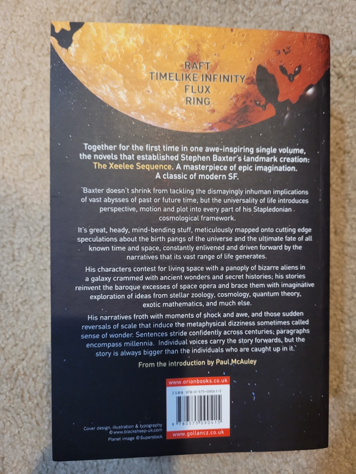Xeelee: An Omnibus by Stephen Baxter paperback