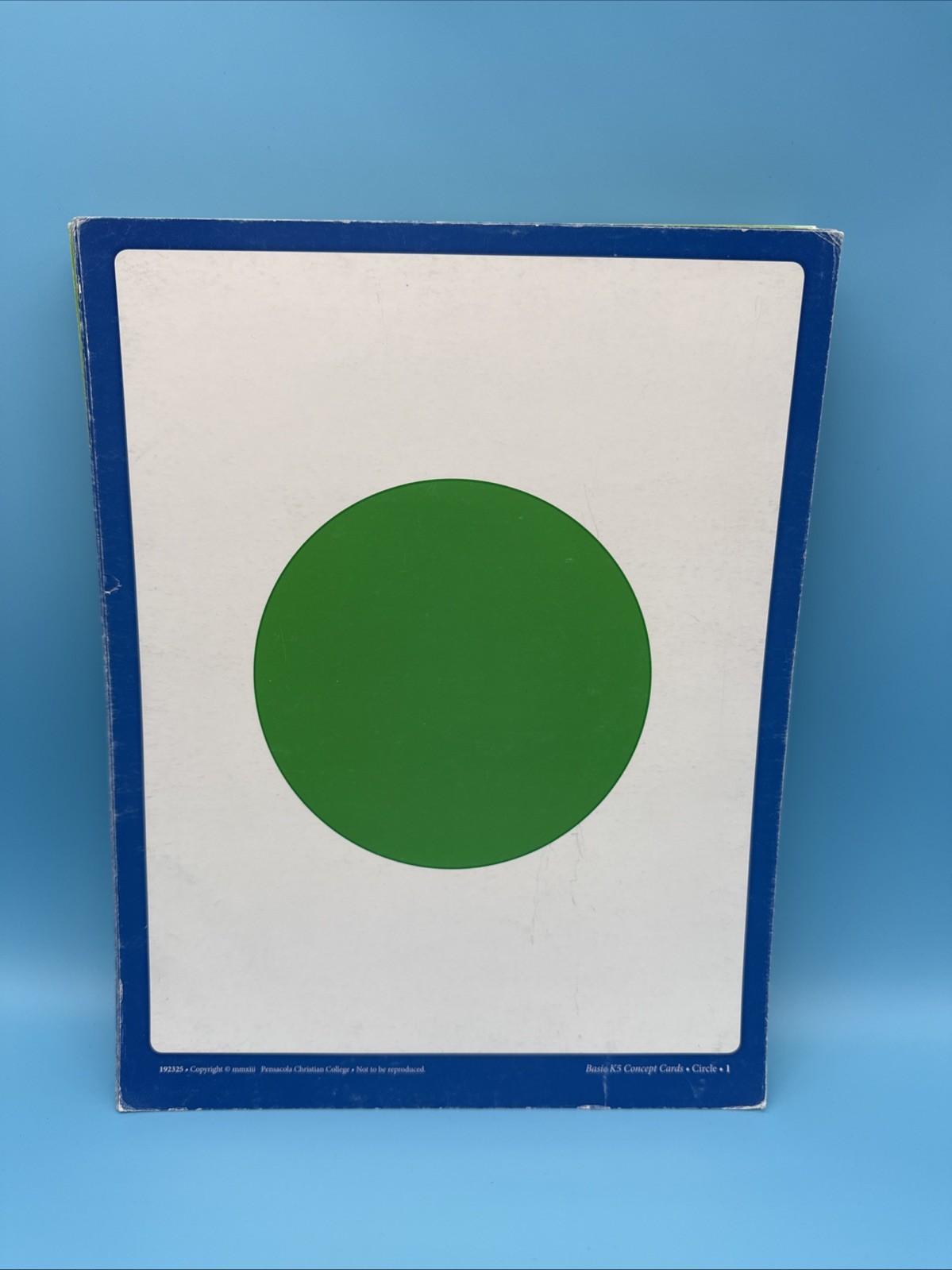 Abeka Basic K5 Concept Cards- Kindergarten Flashcards Shapes, Numbers, Symbols