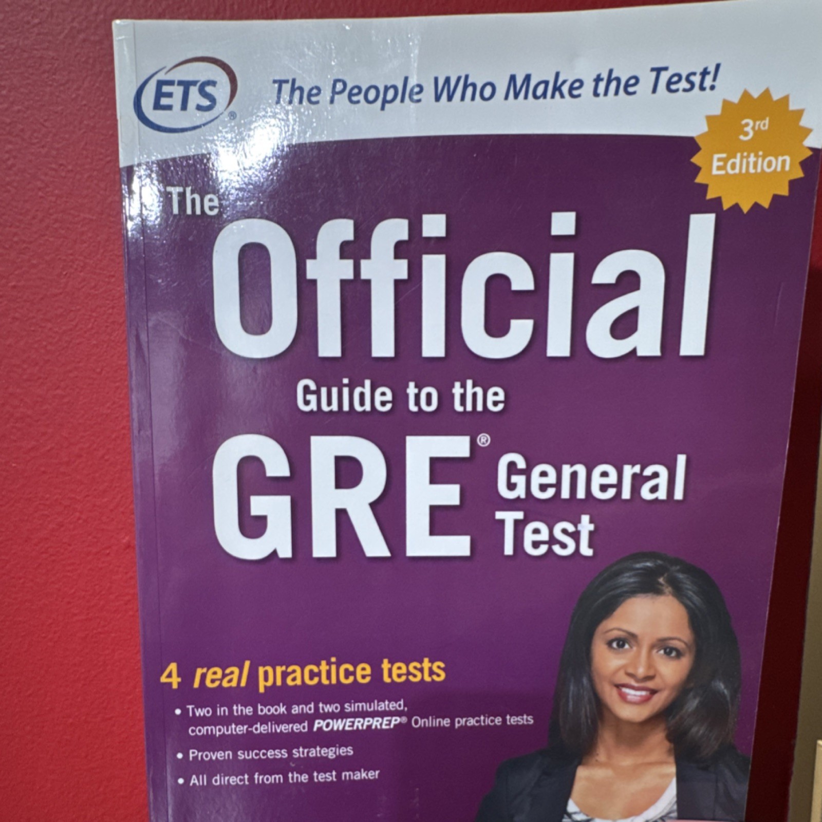 ETS The Official Guide to the GRE General Test 3rd Edition Paperback Exam Prep
