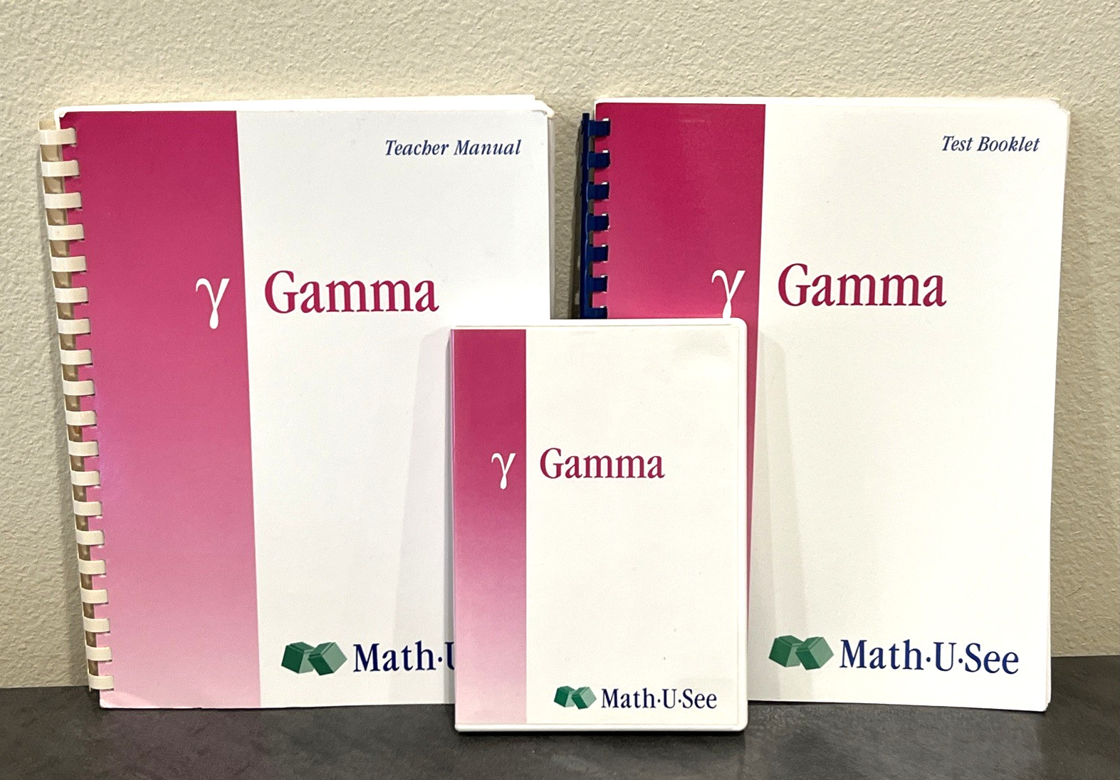 Math U See Gamma Instruction Set – Teacher’s Manual, Test Booklet & DVD