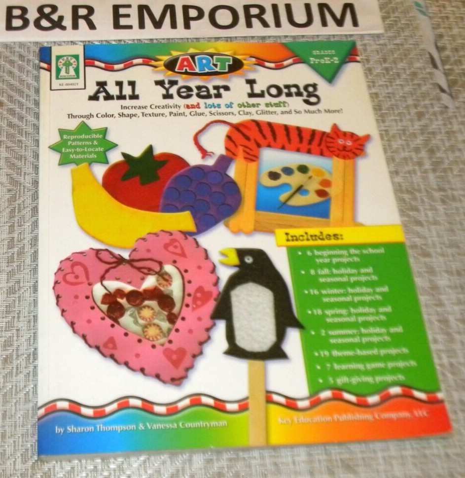 Art All Year Long – Grades PreK-2 (2006 Key Education) – Pre-owned Activity Book