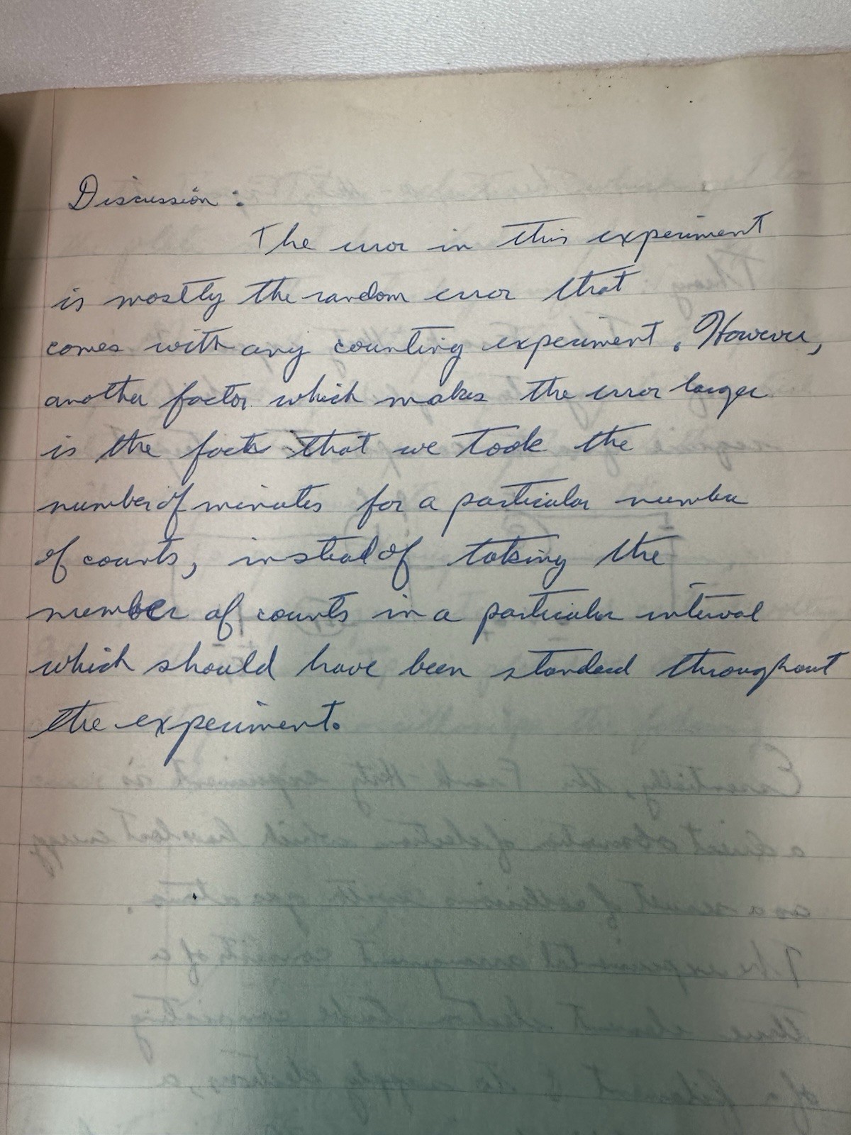 Vintage Physics Engineering Lab Notebooks Fluid Mechanics Notes Calculations