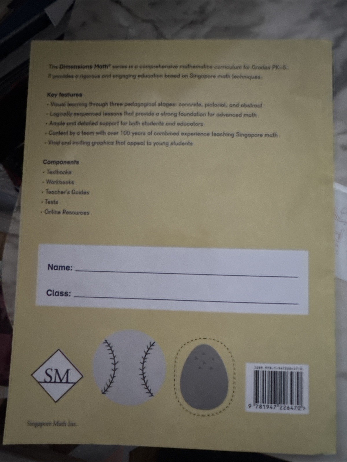 Dimensions Math Tests 1A (Trade Paperback)