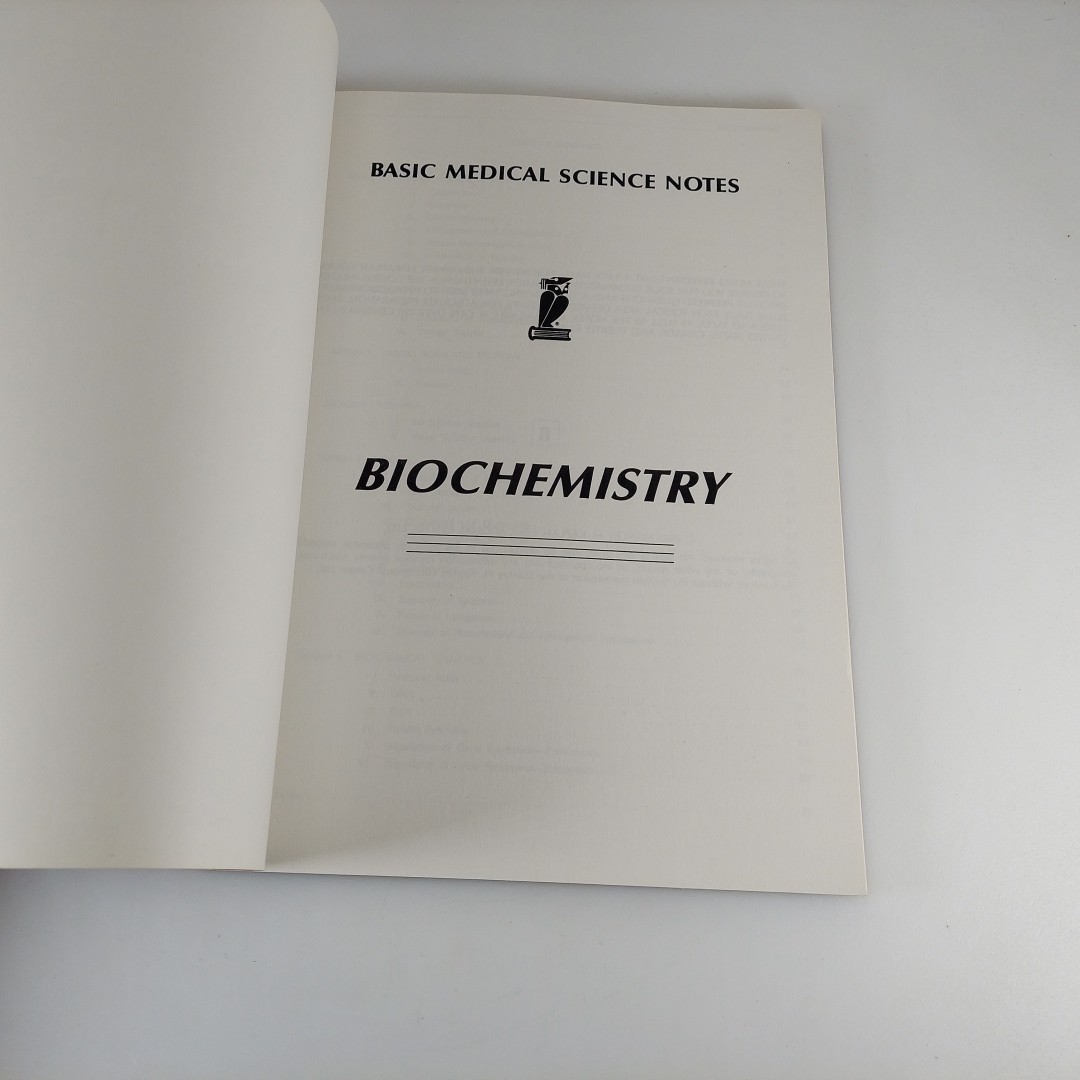 Biochemistry Notes Basic Medical Science Notes Stanley Kaplan 1987 PB