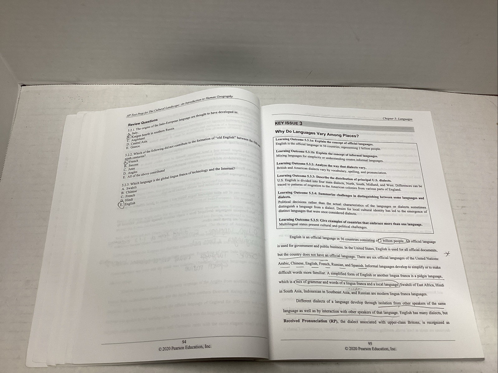 Test Prep Series for AP Human Geography, To Accompany: The Cultural Landscape ..