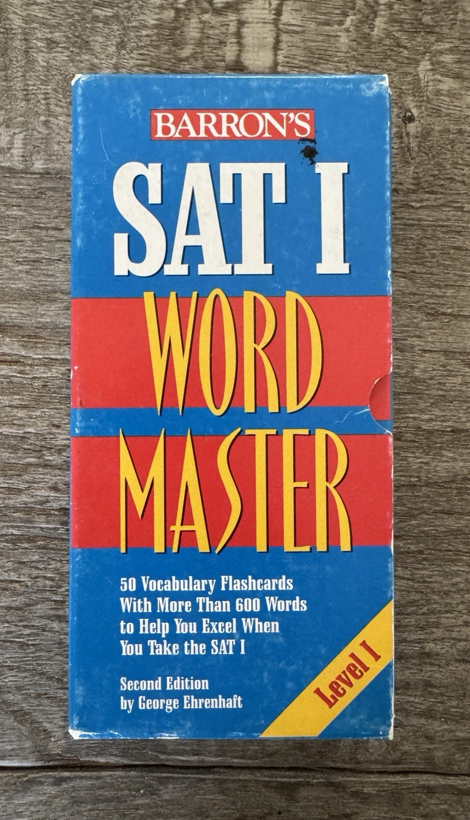 Barron’s SAT I Word Master Level I Vocabulary Flashcards Set, Second Edition