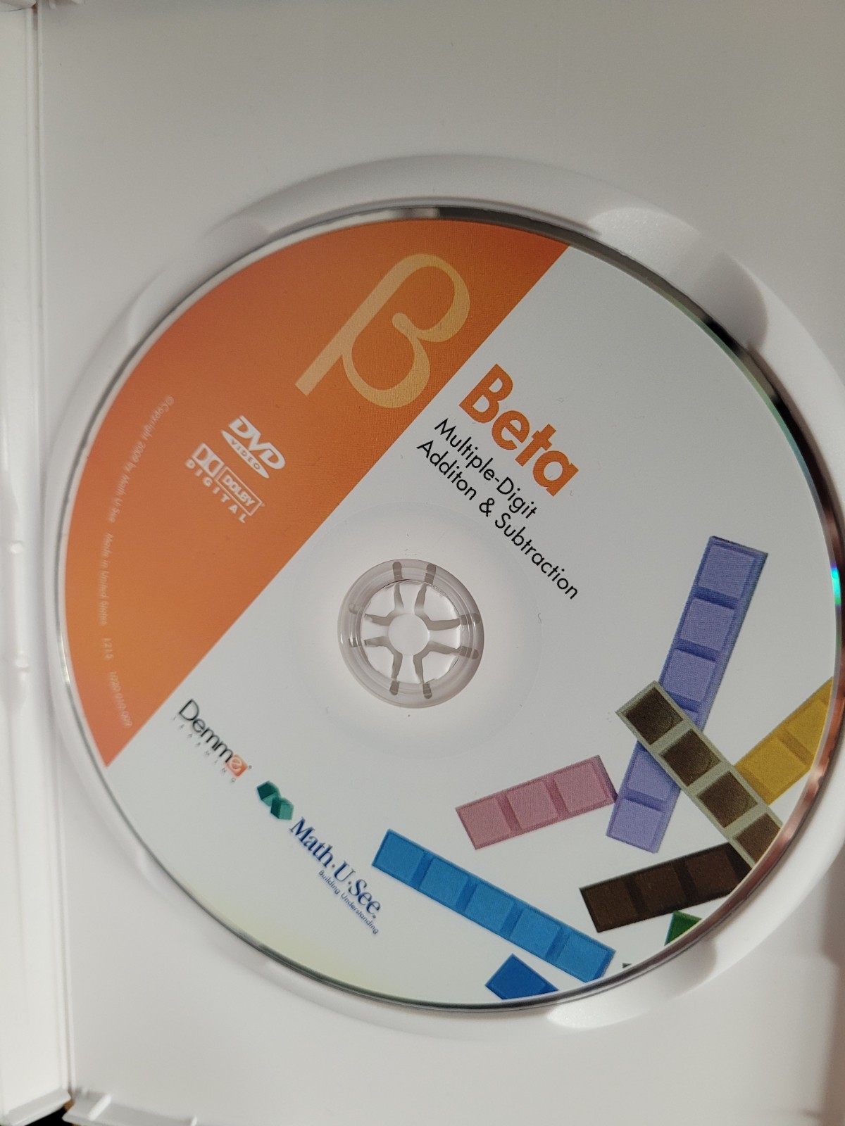Math-U-See Beta Instruction Pack Steve Demme Homeschool Math Manual & DVD