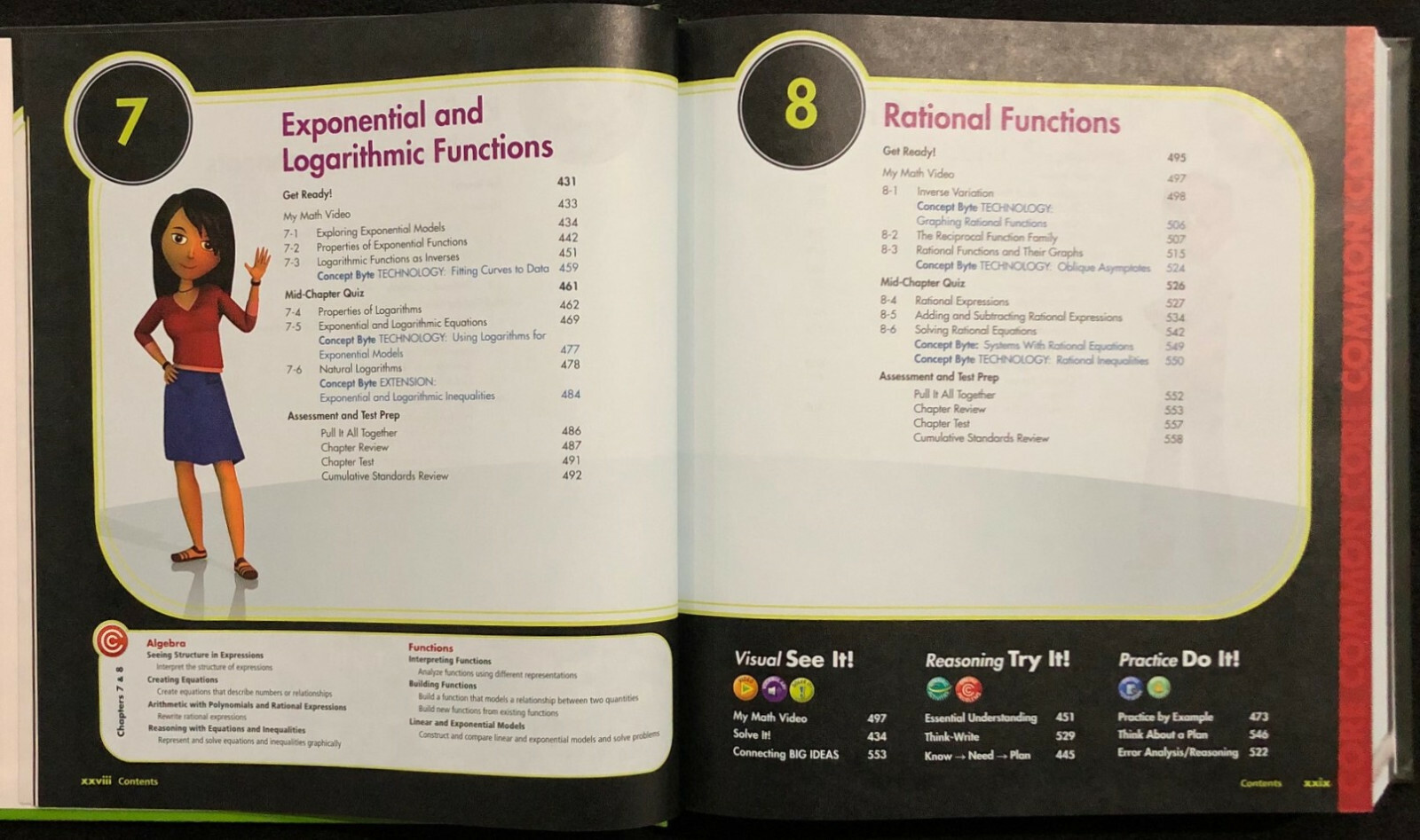 ALGEBRA 2 TEXTBOOK – Common Core – enVision Math Series (2012, Pearson)