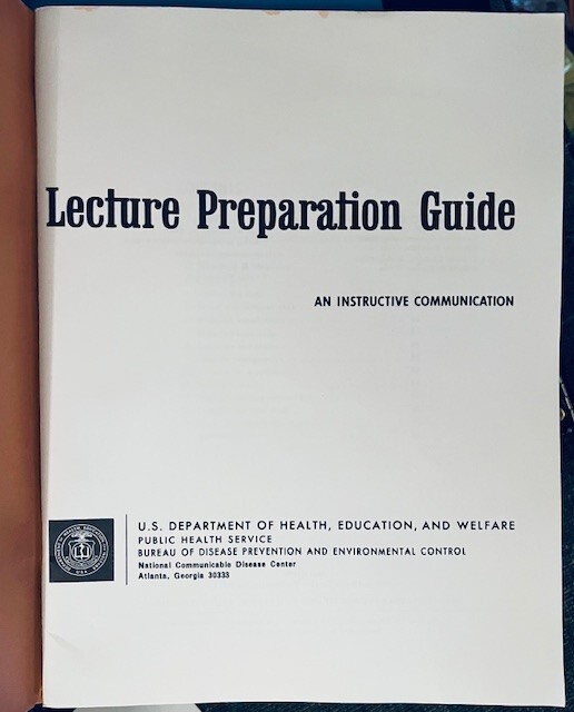 Lecture Preparation Guide U.S. Dept HEW 1966