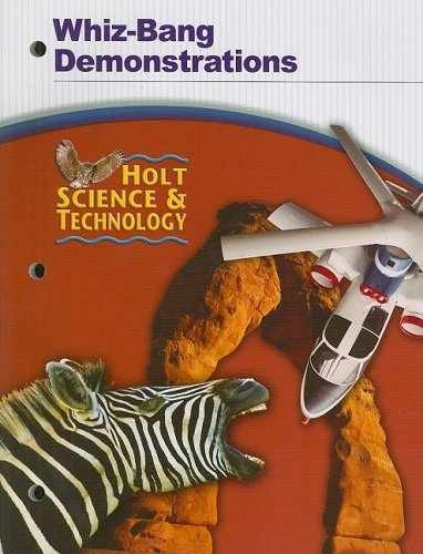 Holt Science & Technology Whiz-Bang Demonstrations – Paperback – Very Good