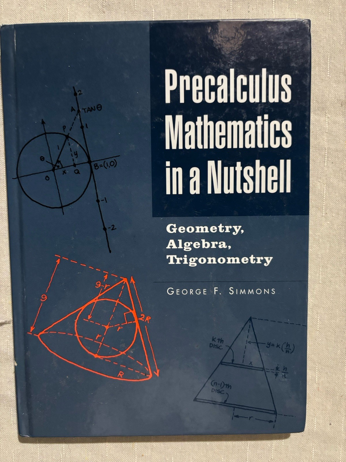 George F. Simmons Precalculus Mathematics in a Nutshell Geometry Algebra Trig PB
