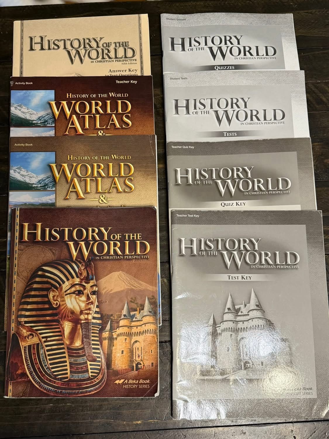 Abeka 7th grade World History Curriculum Set