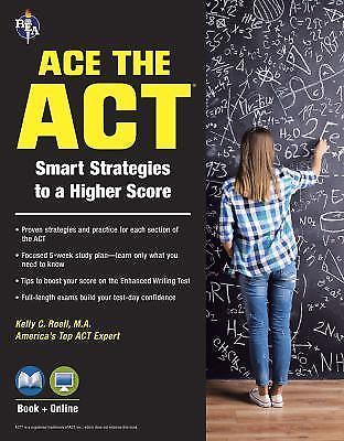 ACT® Strategy Smart Book + Online by Kelly Roell (2017, Trade Paperback)