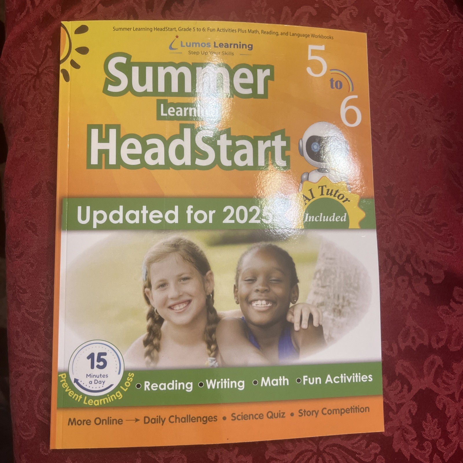 Grade 5 To 6 Learning : Fun Activities Plus Math & Reading