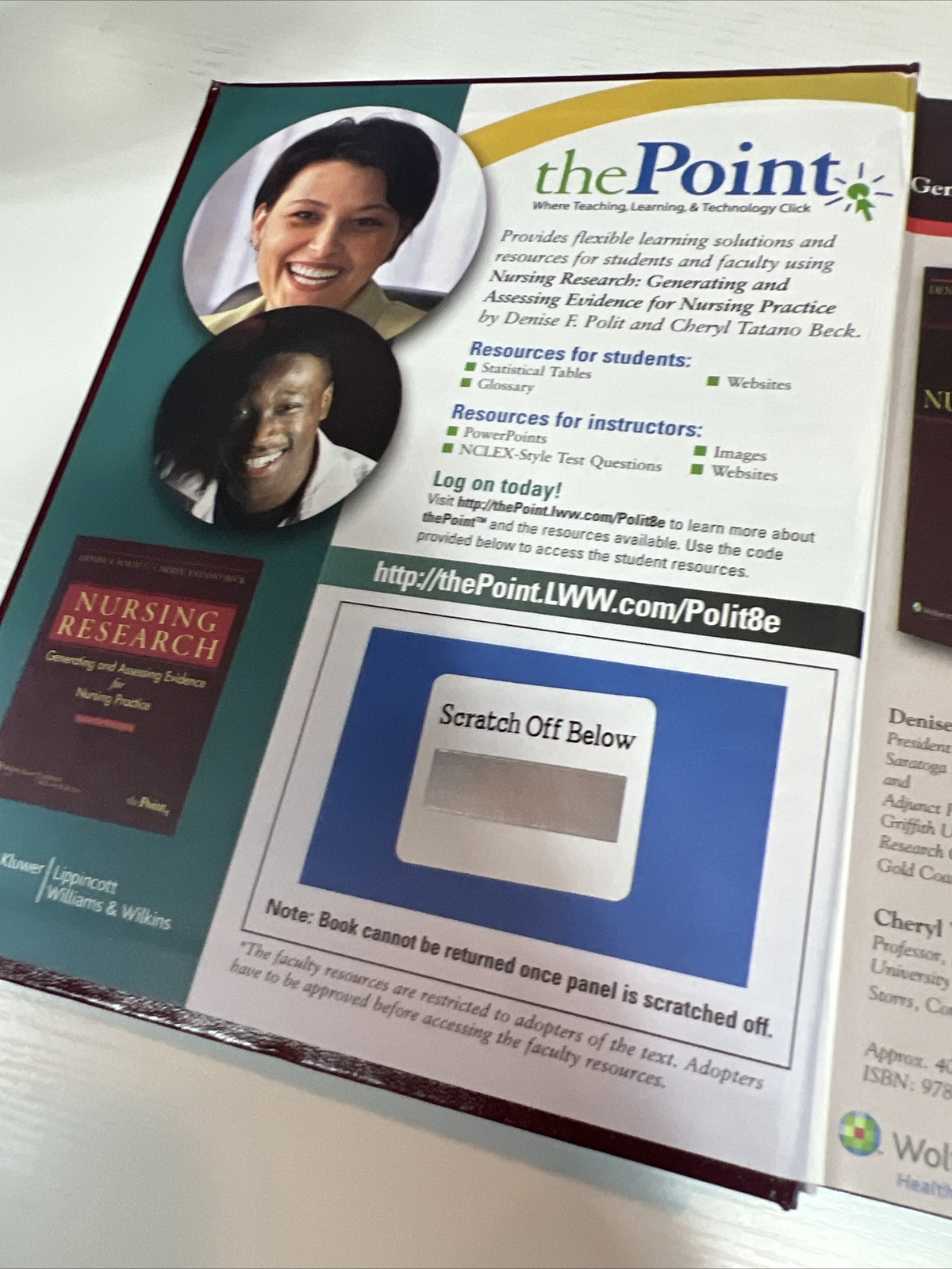 NURSING RESEARCH GENERATING & ASSESSING EVIDENCE FOR By Denise F. Polit Phd NEW