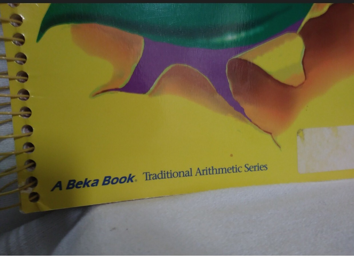 Arithmetic 2 Spiral Workbook Teacher Edition 41718004 A Beka Book 1994 Christian