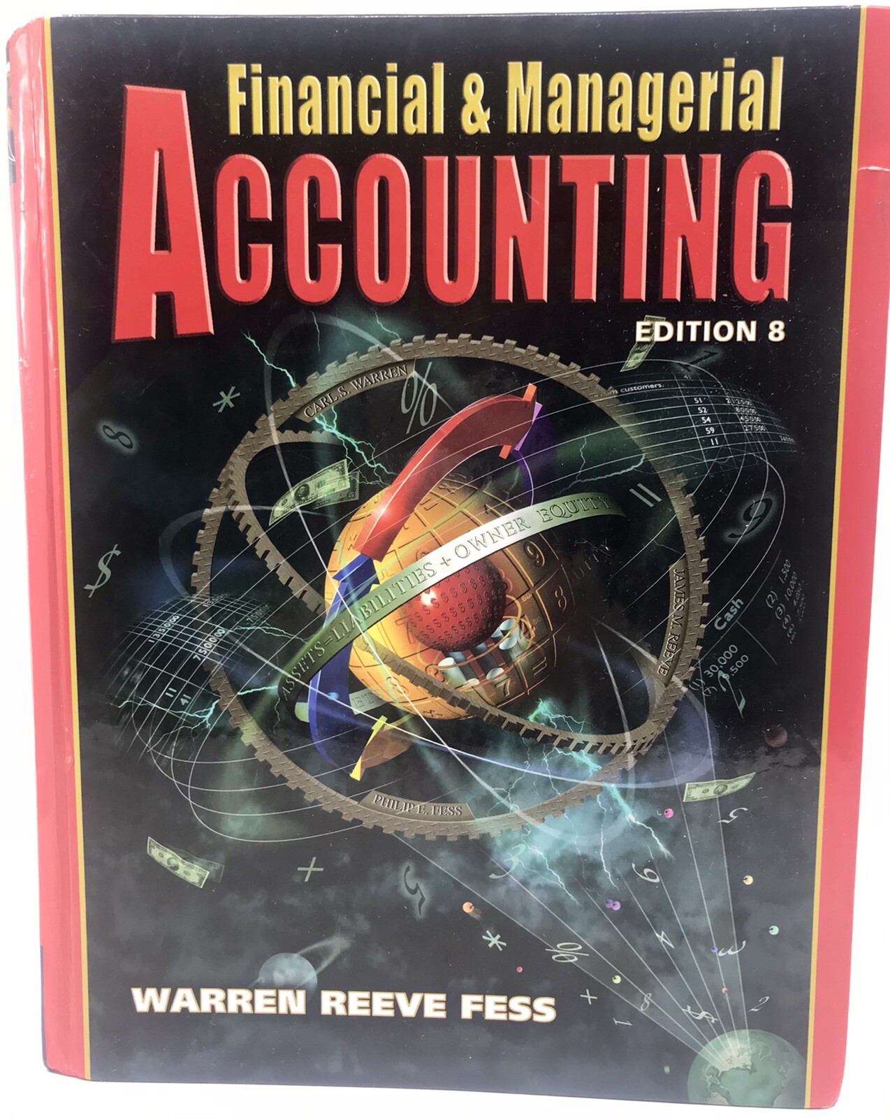 Textbook Financial & Managerial Accounting Edition 8 Warren Reeve Fess Good Cond