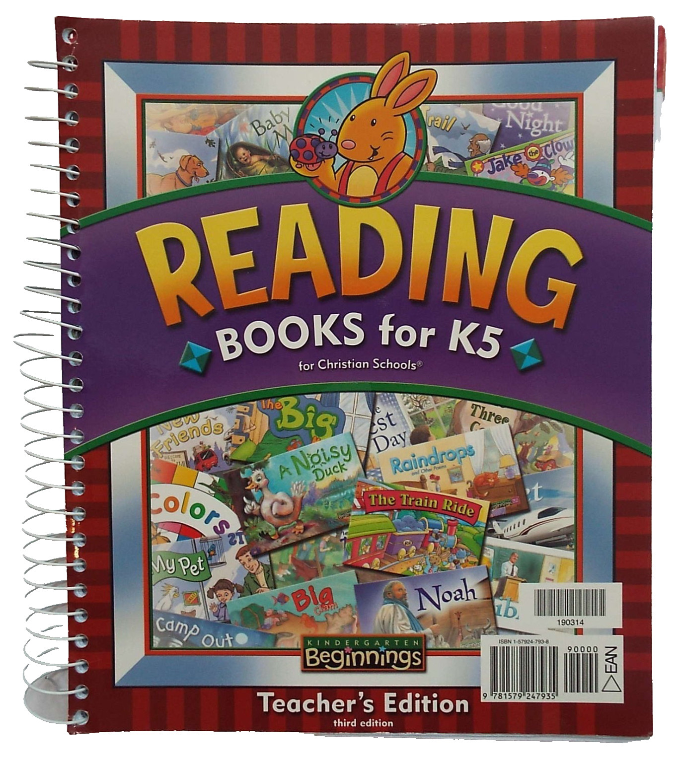 BJU Press Reading Books for K5 Teacher’s Edition 3e Homeschooling Christian Ed