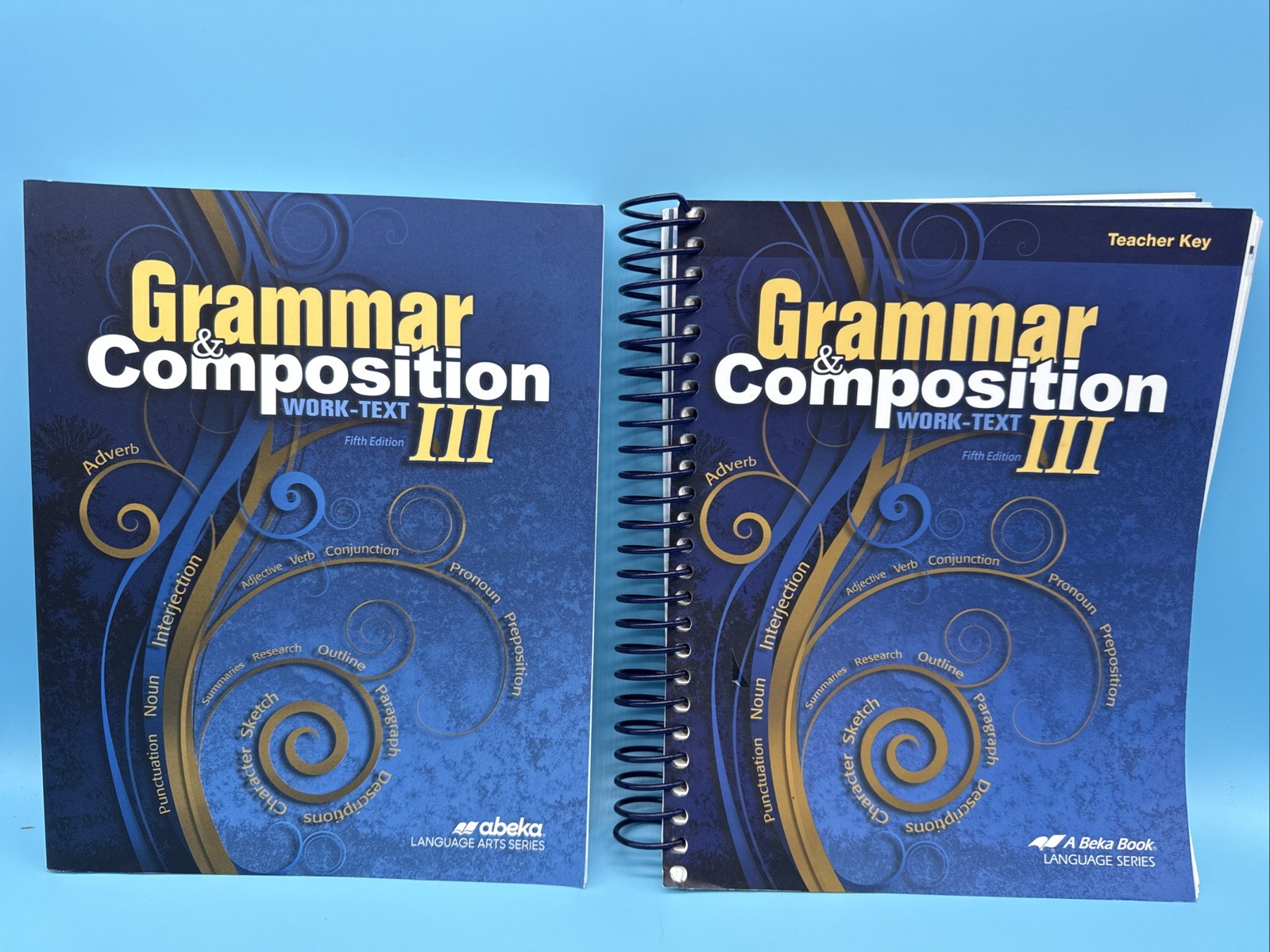 Abeka Grammar & Composition III (5th Edition) Student & Teacher, 9th Grade