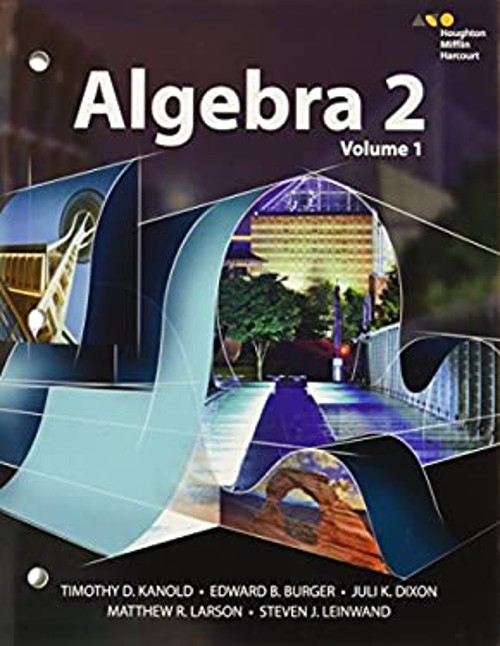 HMH Algebra 2 : Interactive Student Edition Volume 1 2015 Paperba