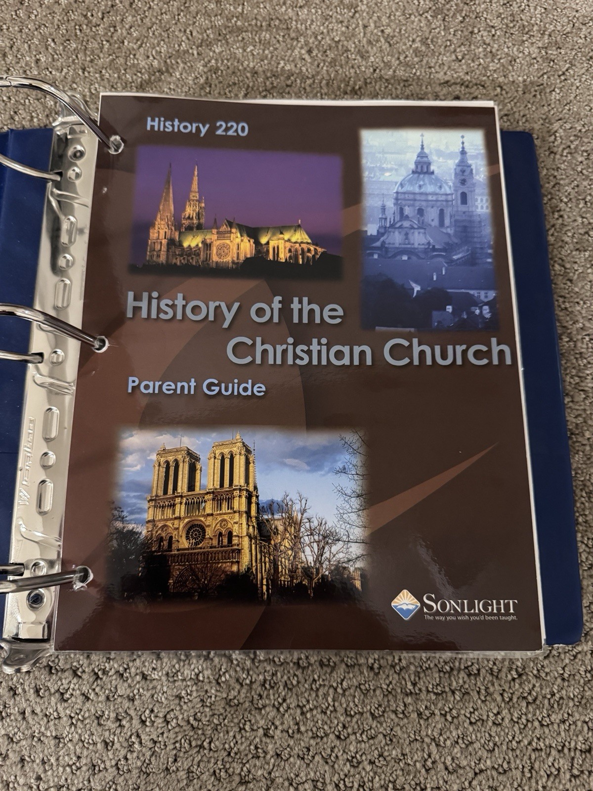Sonlight History 220 History of the Christian Church Parent Guide Binder 2013