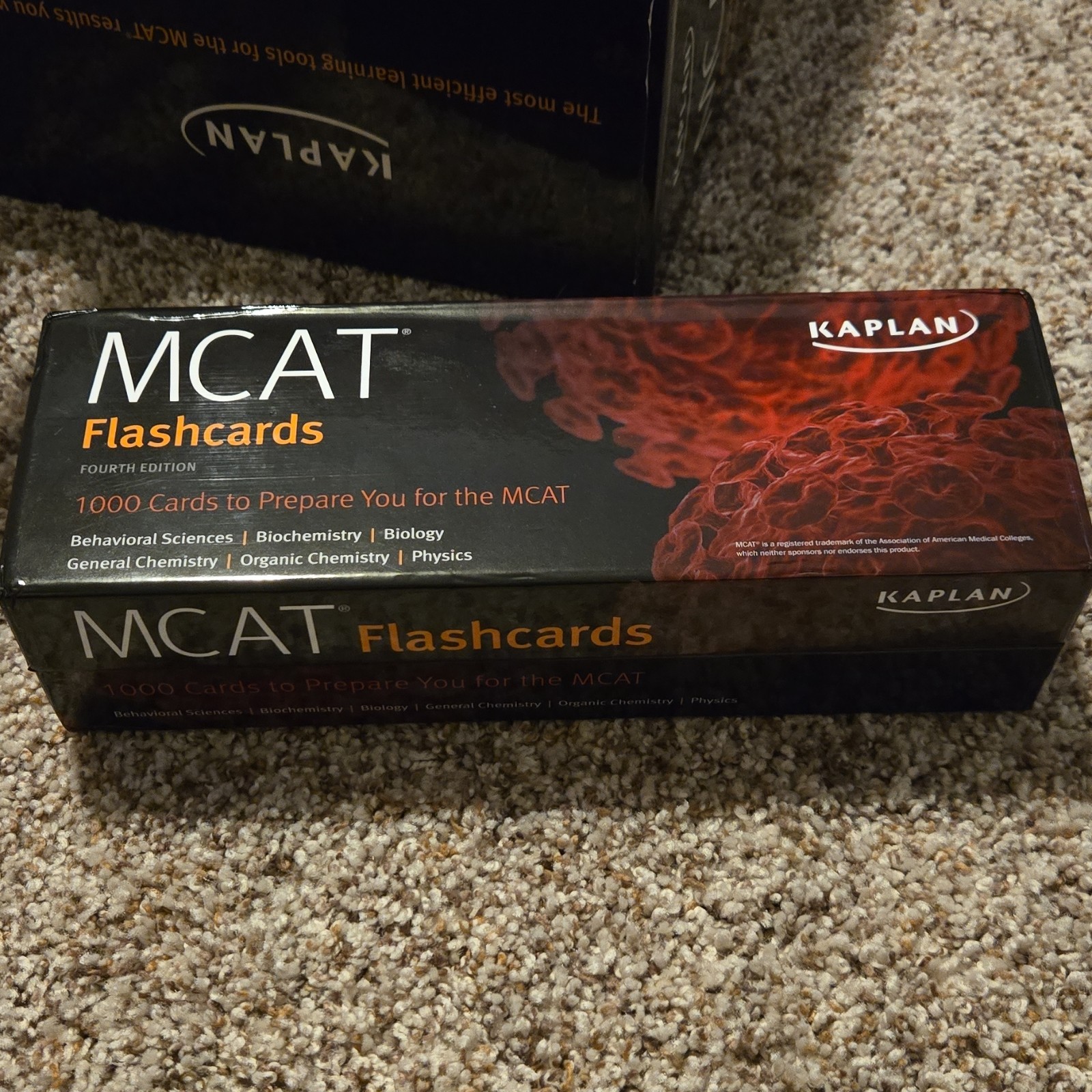 Kaplan MCAT Flashcards Fourth Edition 1000 Cards Behavioral Sciences Chemistry