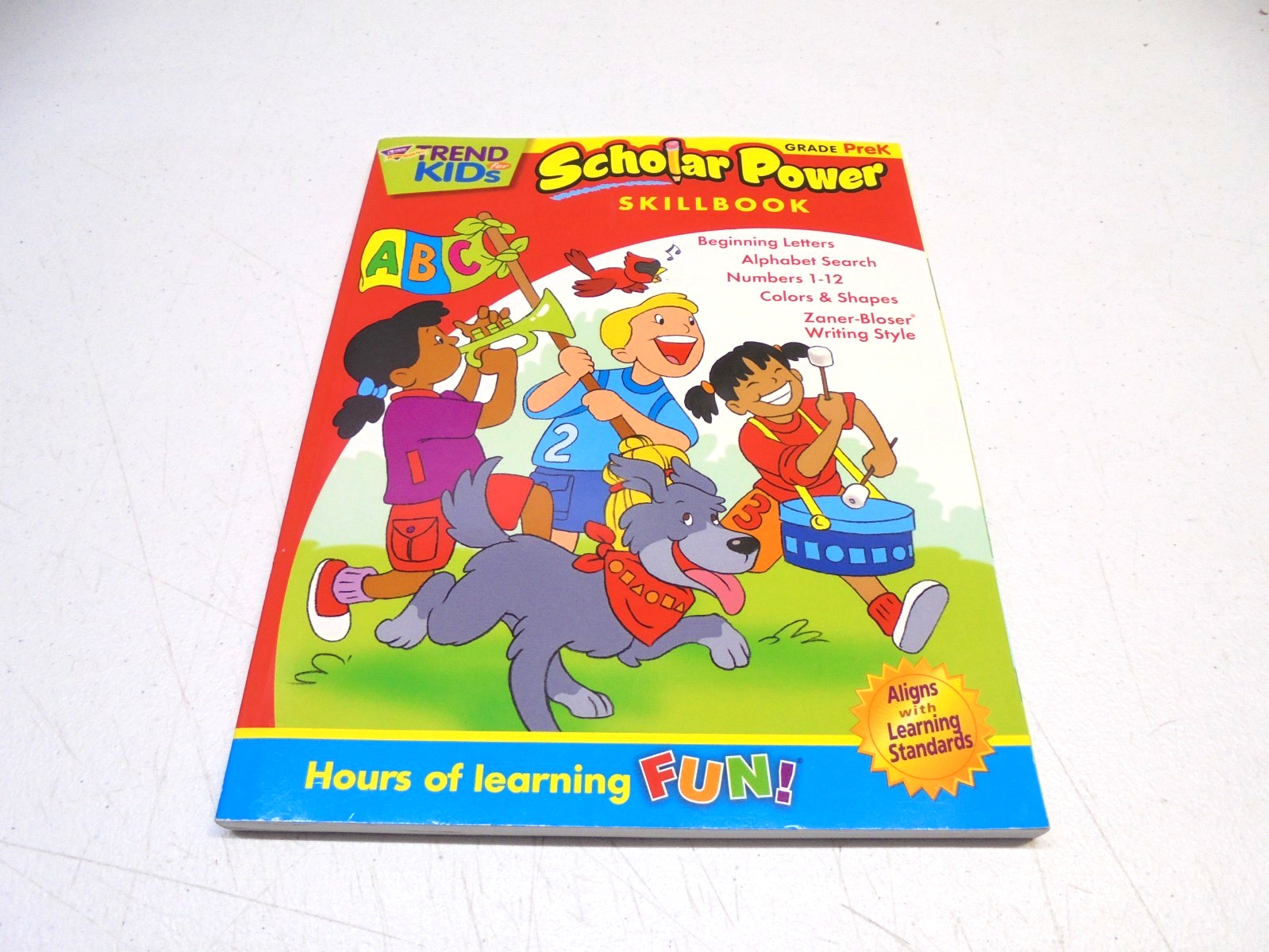 Trend for Kids Scholar Power Skillbook Workbook PreK