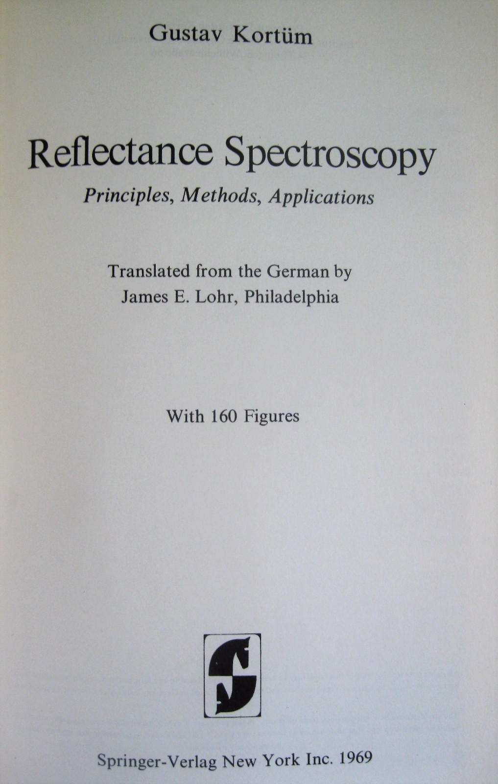 Reflectance Spectroscopy Principles Methods Applications HCDJ optics physics