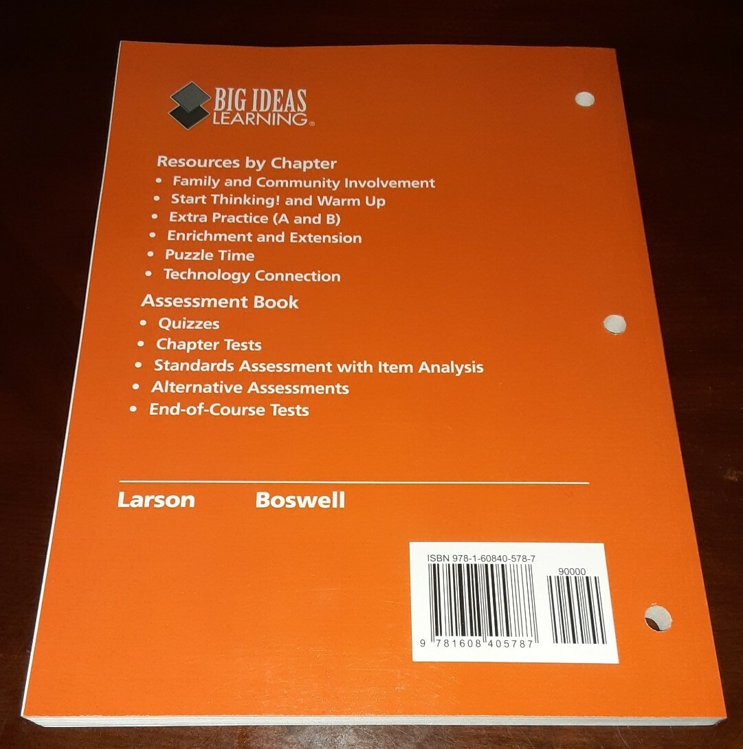 Big Ideas Math Advanced 2 Resources by Chapter and Assessment Book Answers NL8