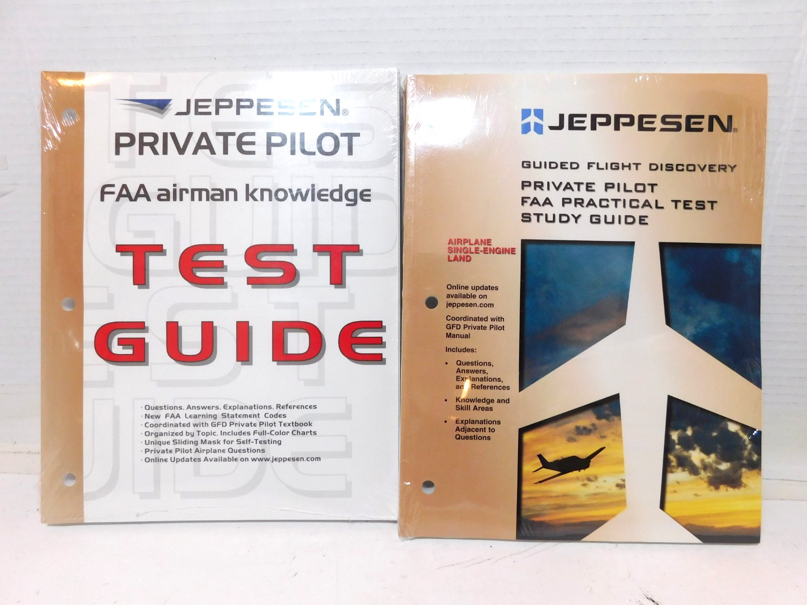 NEW SEALED Jeppesen Private Pilot Test Guide & Practical Test Study Guide