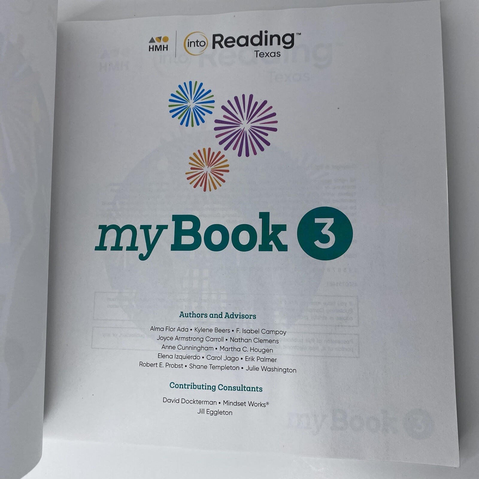 First Grade 1 HMH Into Reading Practice Workbook Text 1-3 Book Set My Book Texas