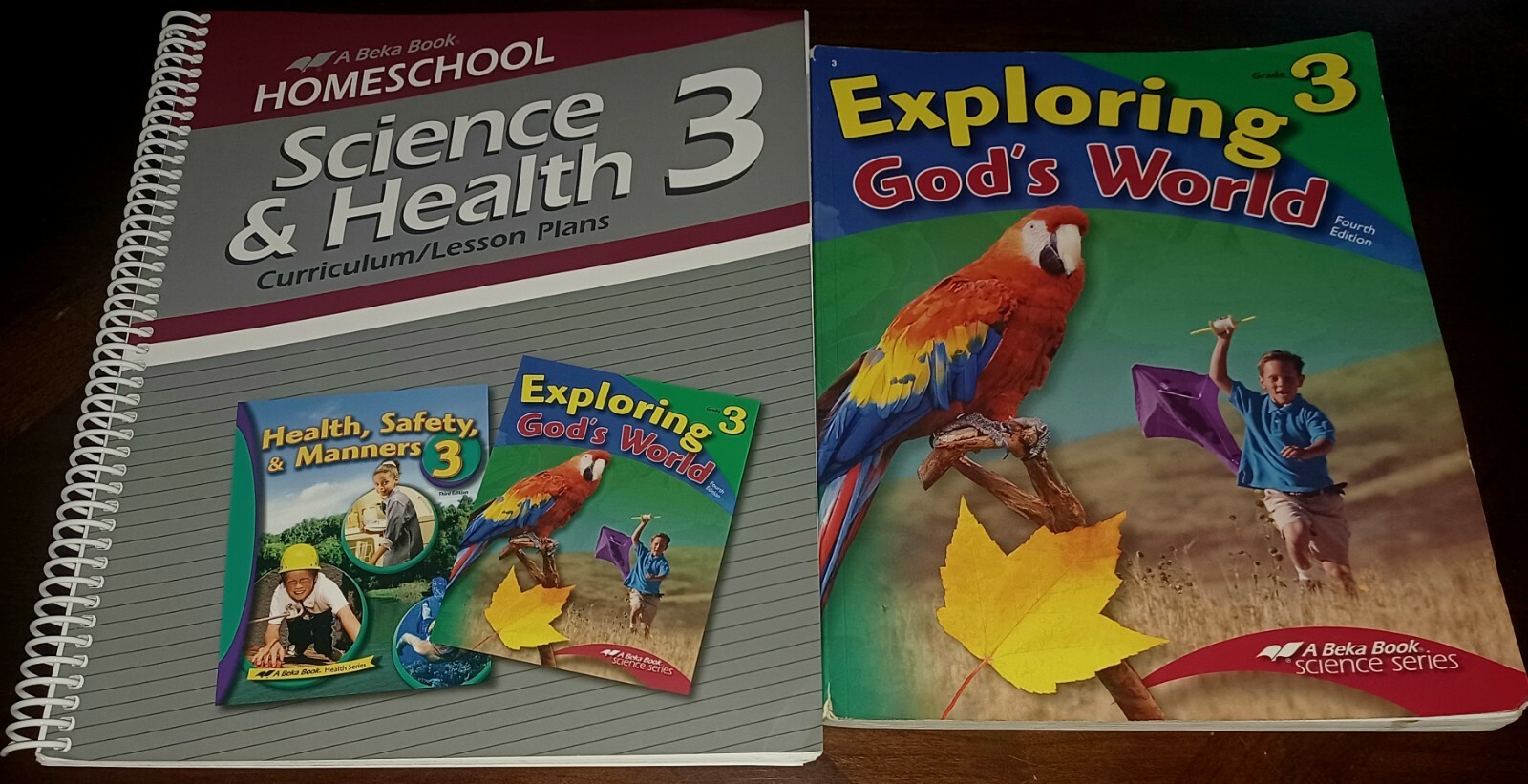 Abeka 3rd Grade Arithmetic Language Readers Health Student Teacher Set FB216