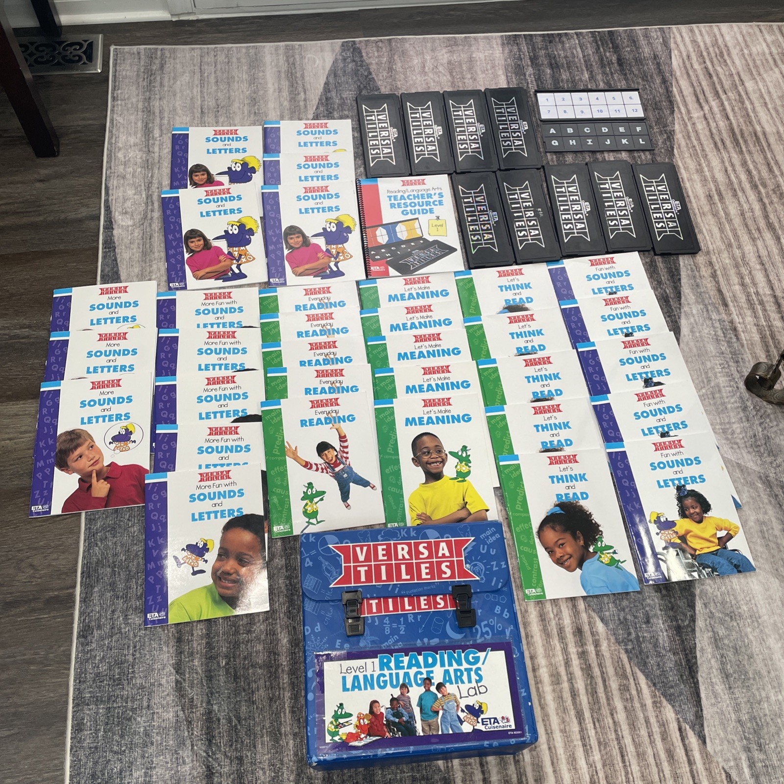ETA Versa Tiles Cuisenaire Level 1 Reading Language Arts Lab Kit
