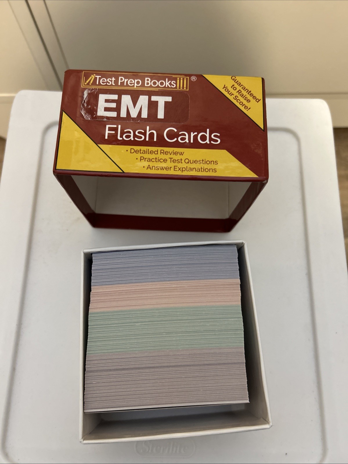 EMT Flash Cards Test Prep Books Practice Test Questions Open Box