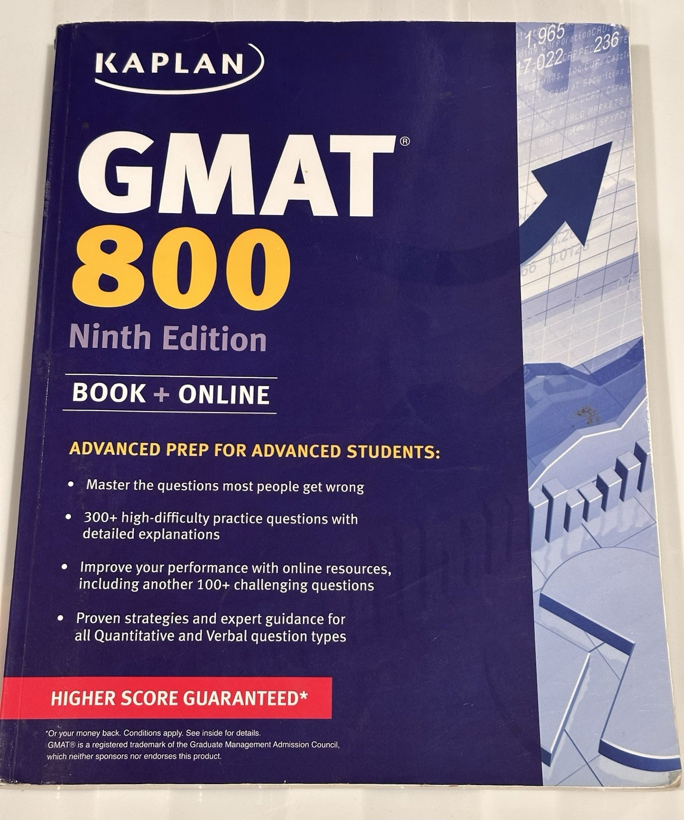 Kaplan GMAT Verbal Workbook 8th Edition Test Prep Book Analytical Writing