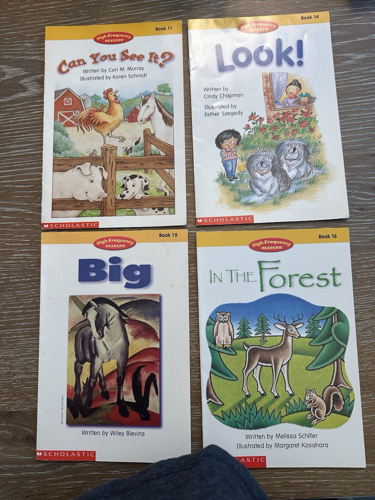 Scholastic High Frequency Readers set Of 4