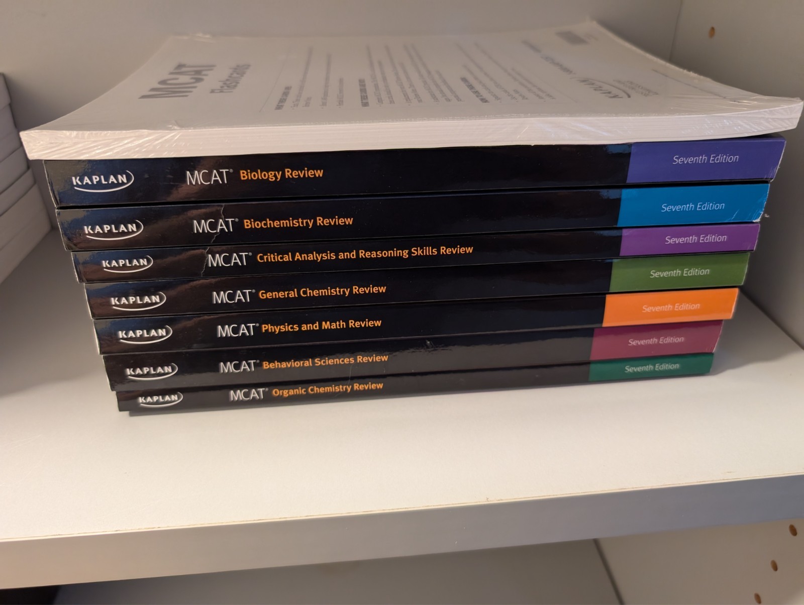 MCAT Study Guide Bundle 7-books (Seventh Edition) + Study Flash Cards
