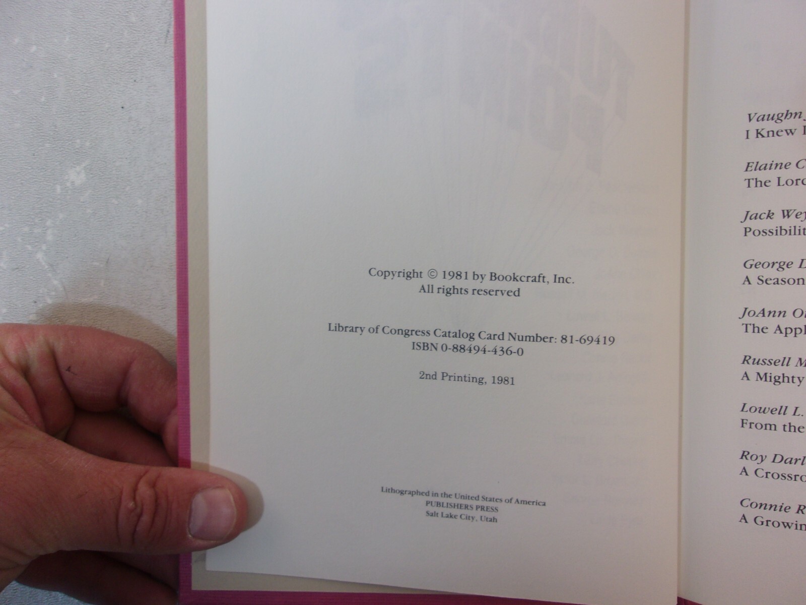 Turning Points By Vaughn J. Featherstone 1981 LDS MORMON BOOKCRAFT