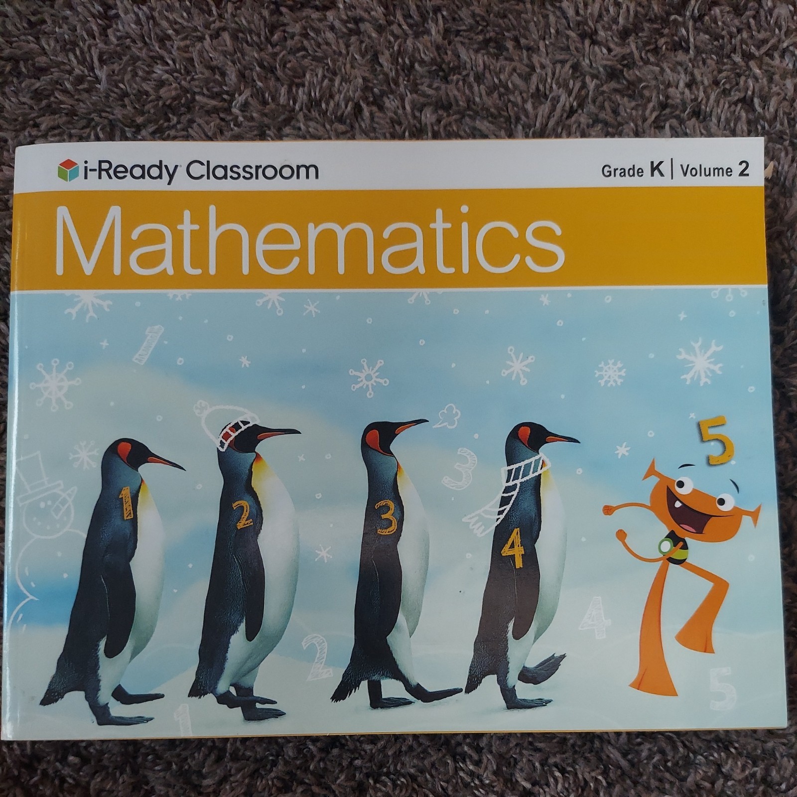 i-Ready Classroom Mathematics Grade K Volume 2 – Like New No Writing