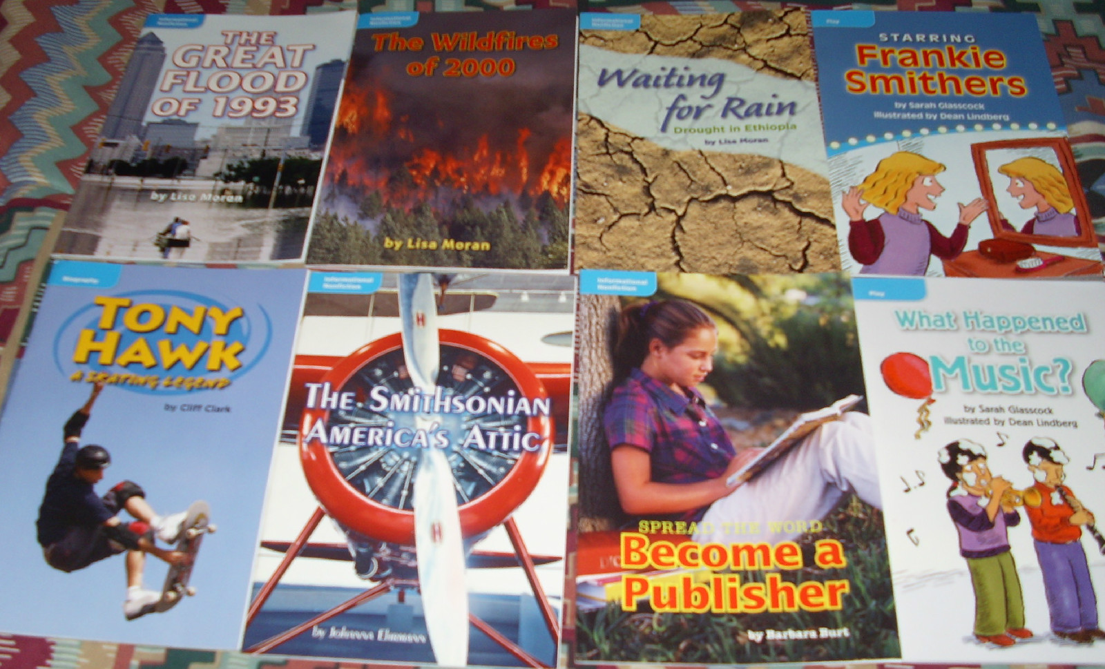 New Books: 8- (5-INF-Soc St/1-Bio/2-Plays) 6th Grade- Macmillan McGraw-Hill
