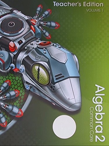 TEACHER EDITION ALGEBRA 2 COMMON CORE VOLUME 1 By Randall Charles Etc EXCELLENT