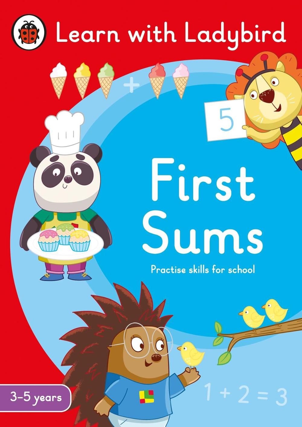 First Sums: A Learn with Ladybird Activity Book 3-5 years: Ideal for home learni