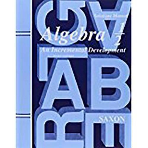 Saxon Algebra 1/2: An Incremental Development, Solutions Manual – GOOD