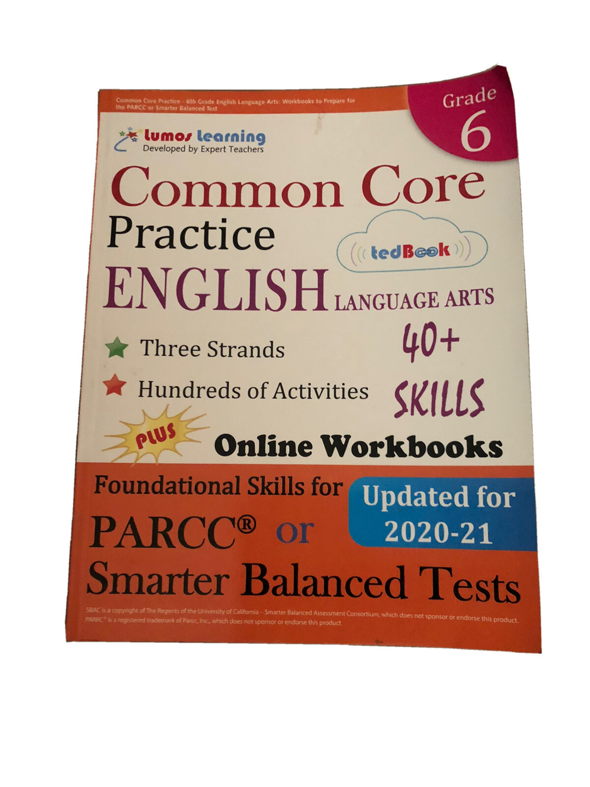Common Core Practice – 6th Grade English Language Arts: Workbooks to Prep