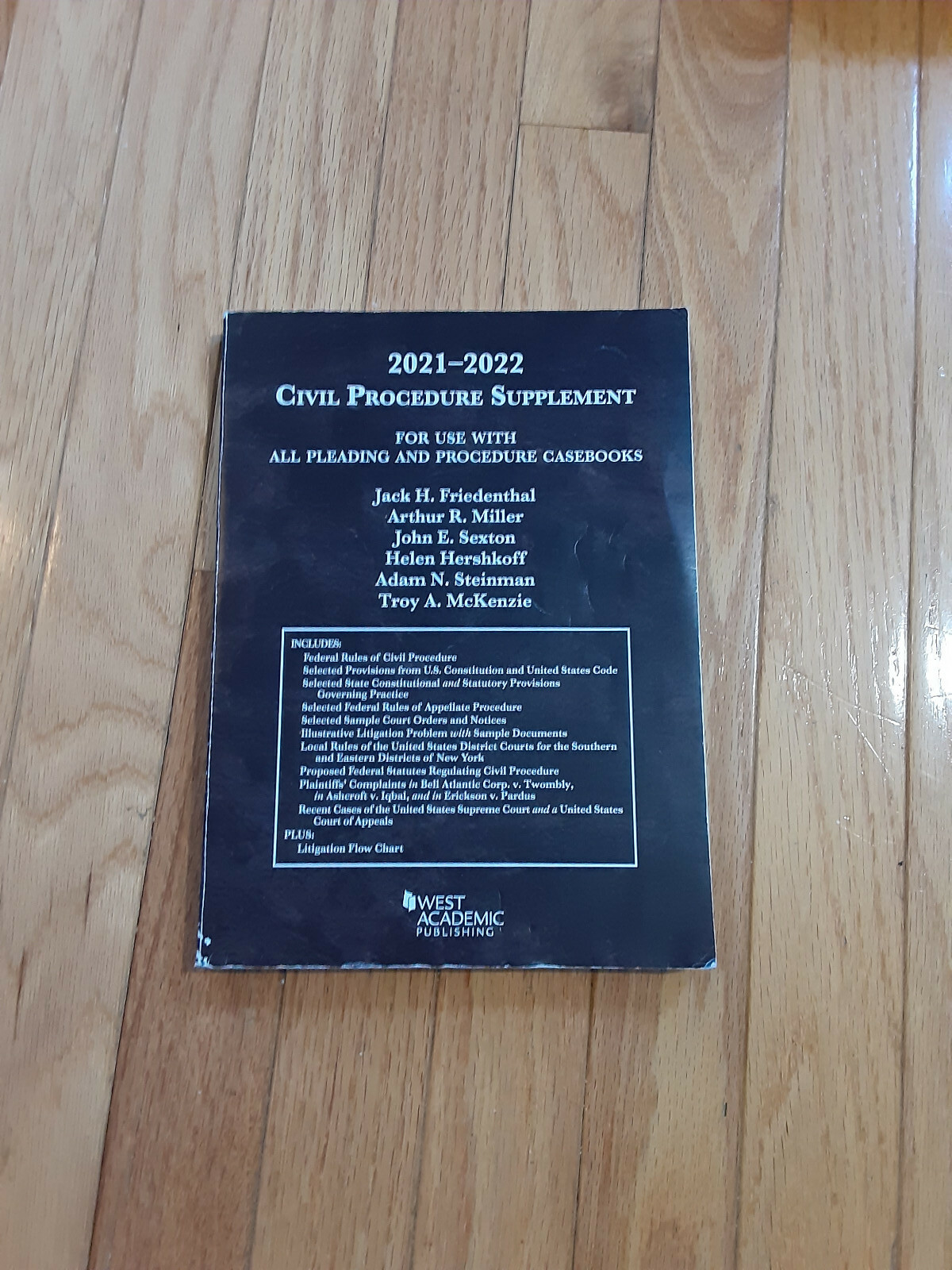 West Academic Civil Procedure Supplement 2021-2022, Friedenthal