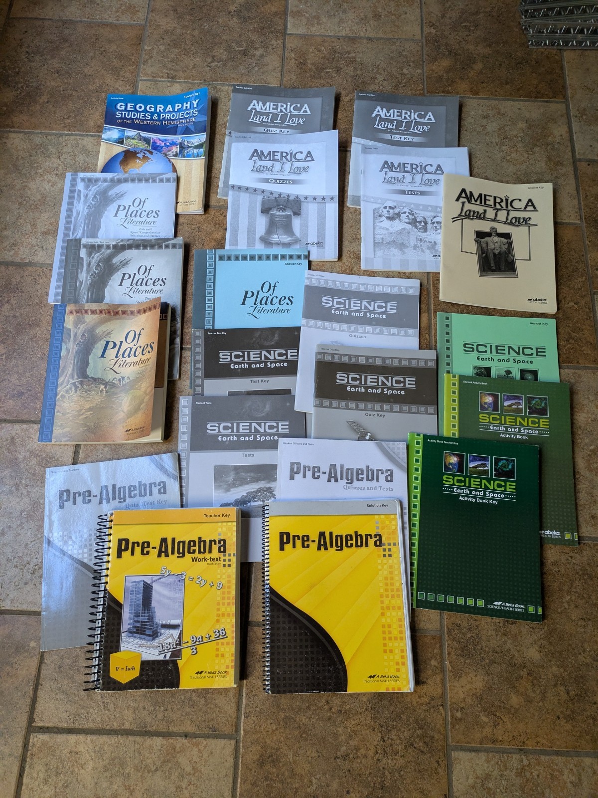 Abeka 8th Grade 8 Lot Of 21 Curriculum Set Beka Math Science Literature Algebra