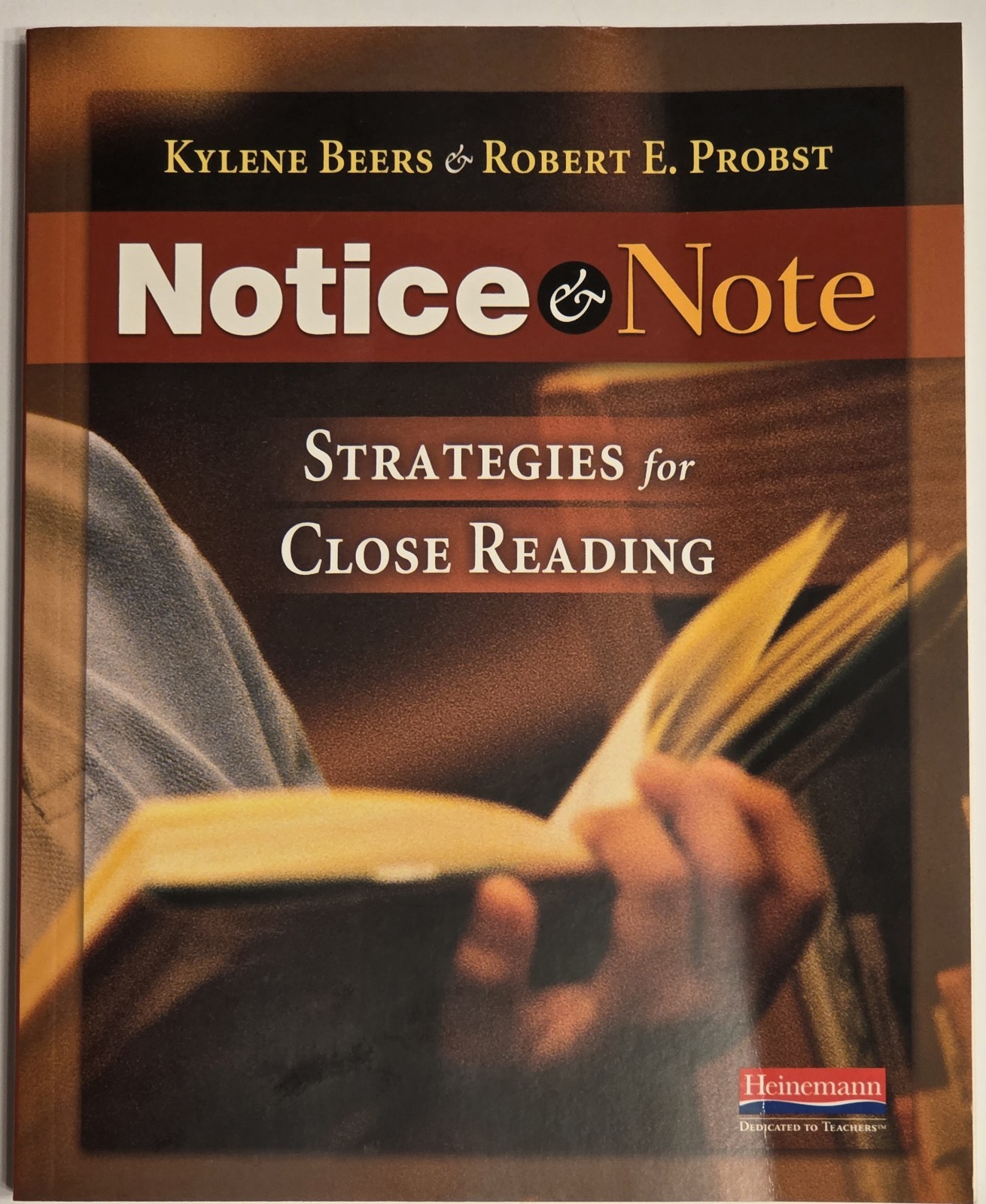 Notice & Note: Strategies for – Paperback, by Probst Robert E; – Very Good h