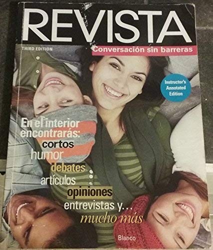 REVISTA: CONVERSACION SIN BARRERAS, 3RD EDTION By Unknown – Hardcover EXCELLENT