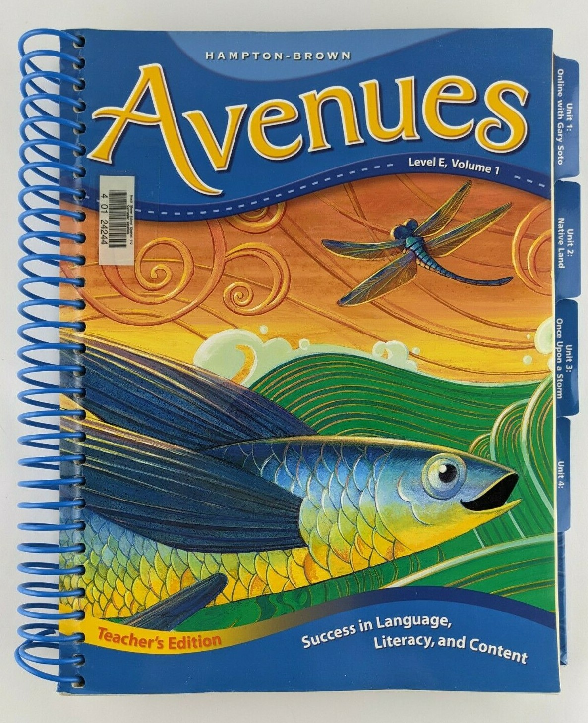 AVENUES Grade 4 Level E Volume 1 Teacher’s Ed Home School – Clean / Very Good