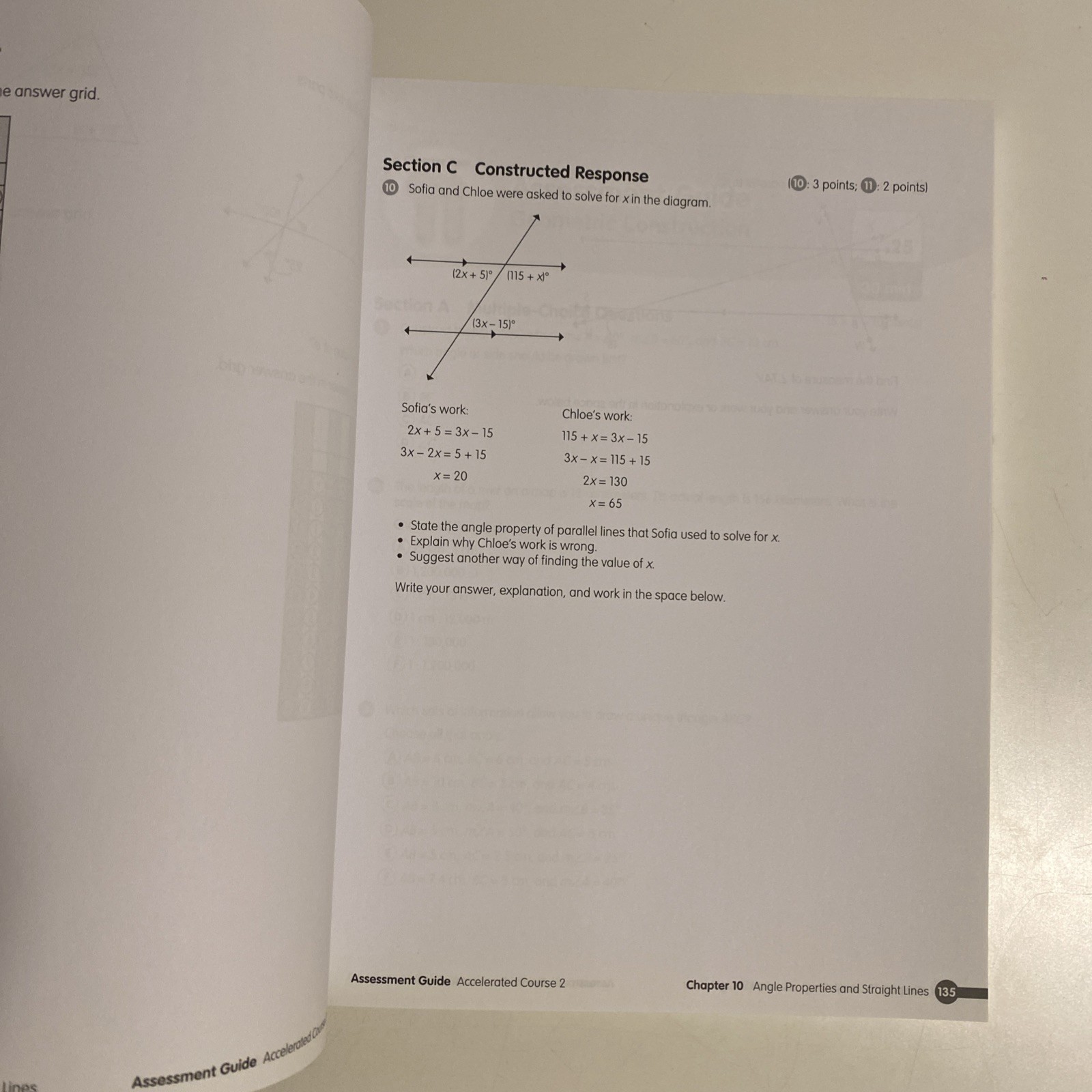 Math in Focus Student Edition Accelerated 2B & Teacher Edition 2, Clean Pages